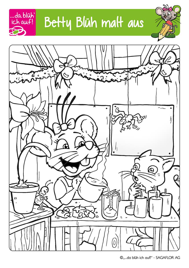 Betty Blüh Ausmalbild 8 Betty Blüh Ausmalbild 8